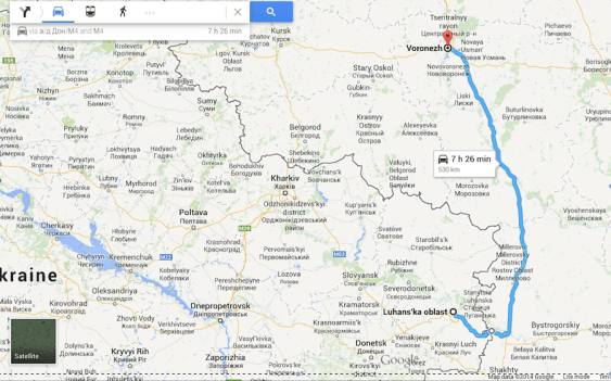 voronezh to luhansk